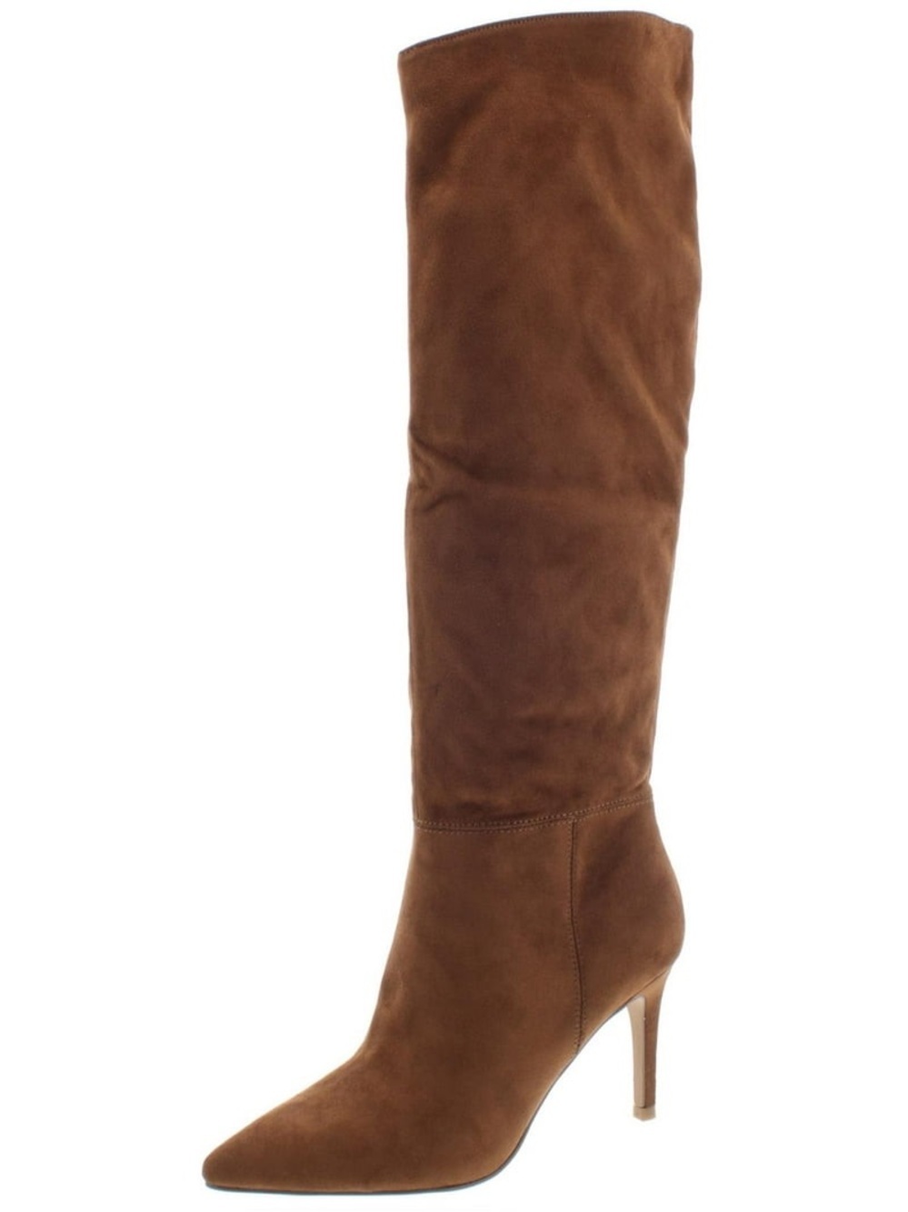 Steve Madden Womens Kimari Faux Suede Tall Dress Boots, Chestnut Size 8.5 Medium